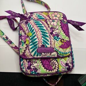Disney parks Vera Bradley Minnie Mouse purple cross body NWOT gorgeous